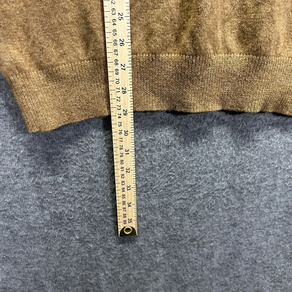 L.L.Bean 100% Lambswool‎ Sweater Vest L Tall Brown Mens Sleeveless Knitwear - Picture 5 of 5